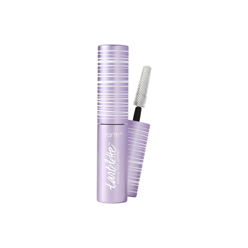 tarte tubing primer tube front view showing compact travel packaging and benefits