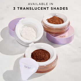 tarte under-eye before and after showing smoother, camera-ready undereye benefit