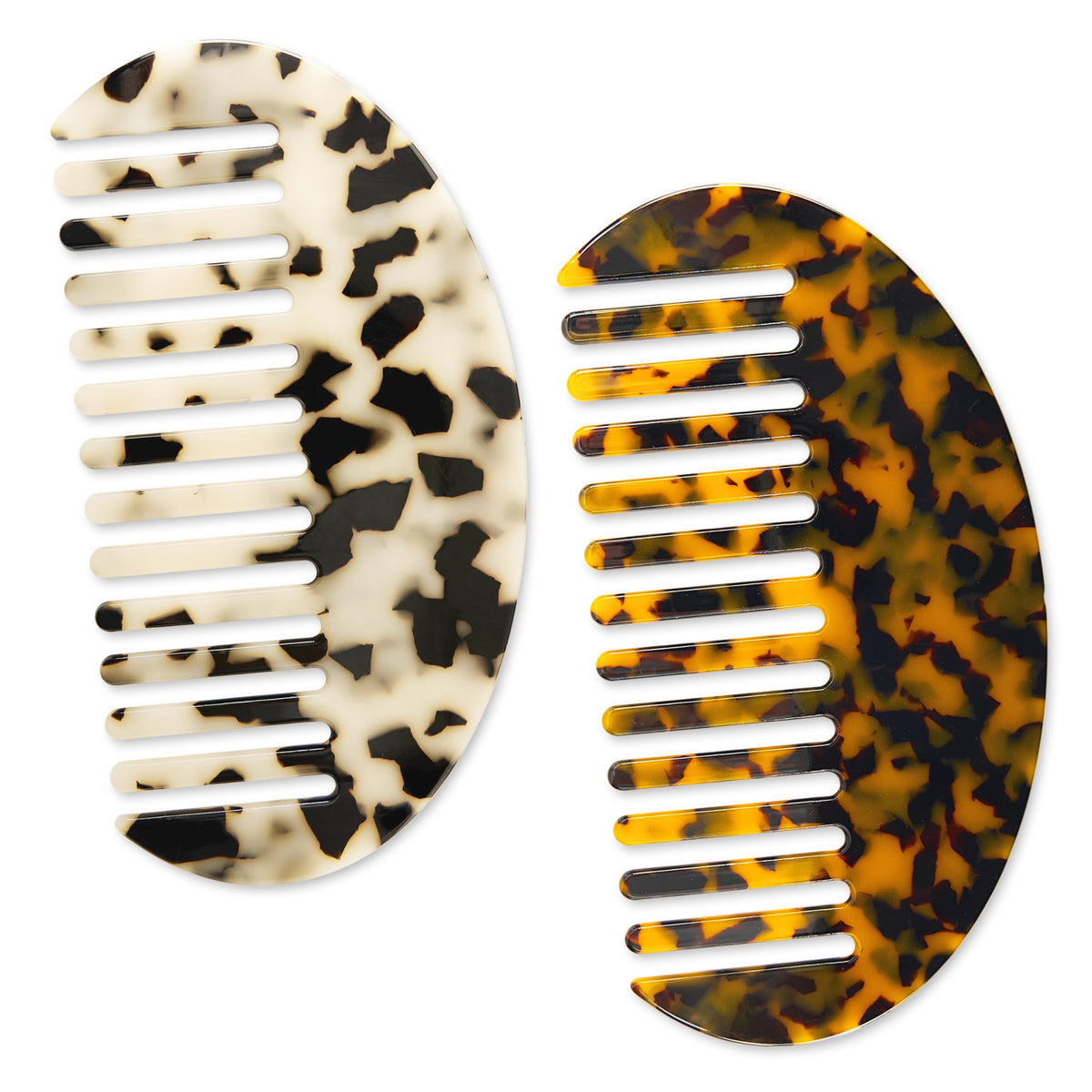 TaShow comb front packaging showing 2-pack beige and tortoise for easy selection