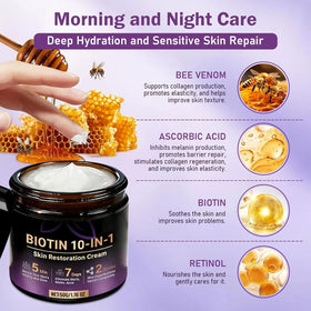 Tasunte open jar showing smooth cream texture for quick absorption benefit