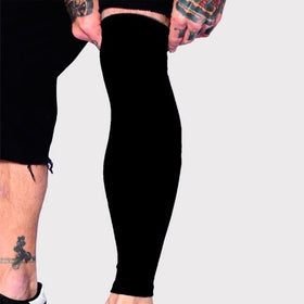 Tat2X Ink Armor full leg sleeve front view, discreet coverage benefit