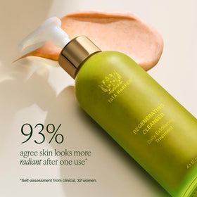 Tata Harper apricot microspheres close-up illustrating physical exfoliation action