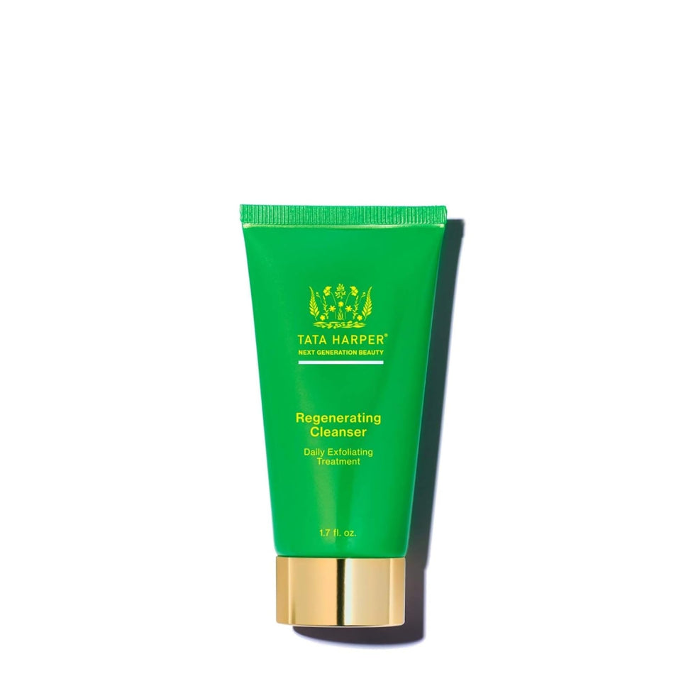 Tata Harper front packaging showing cleanser and clear branding for easy identification