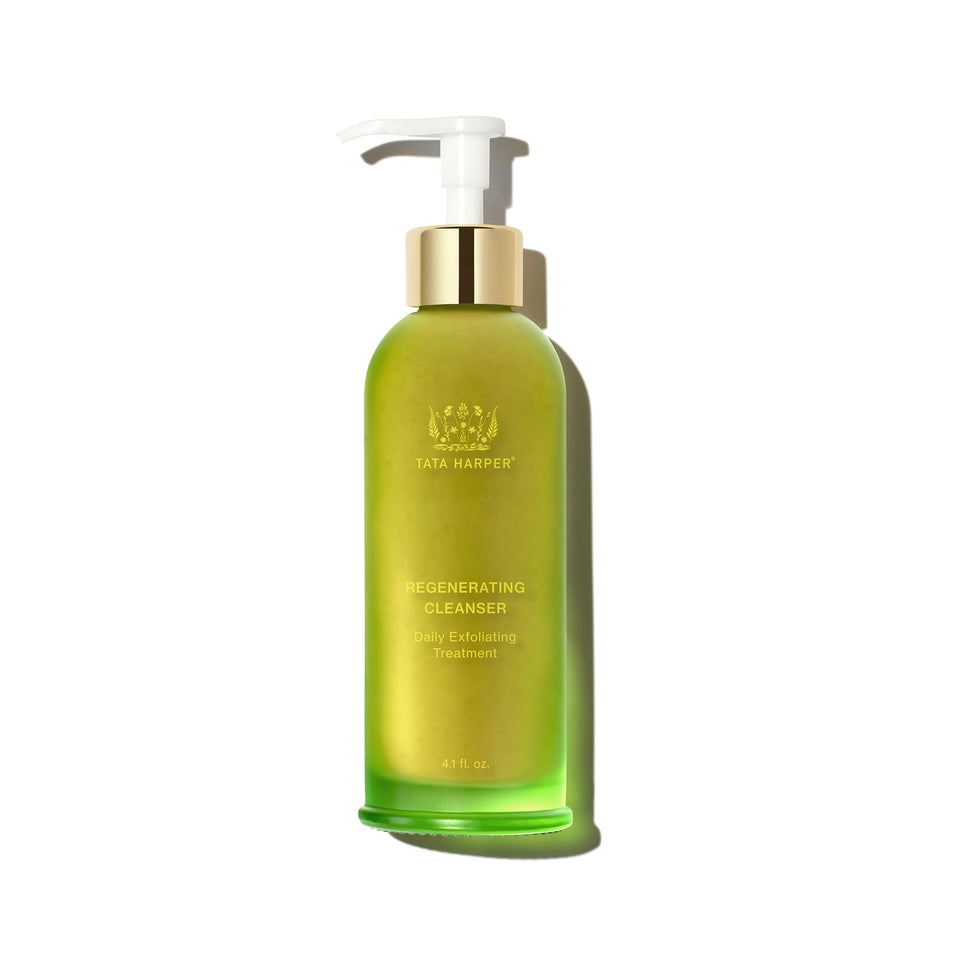 Tata Harper front packaging showing bottle and label, clear product benefit