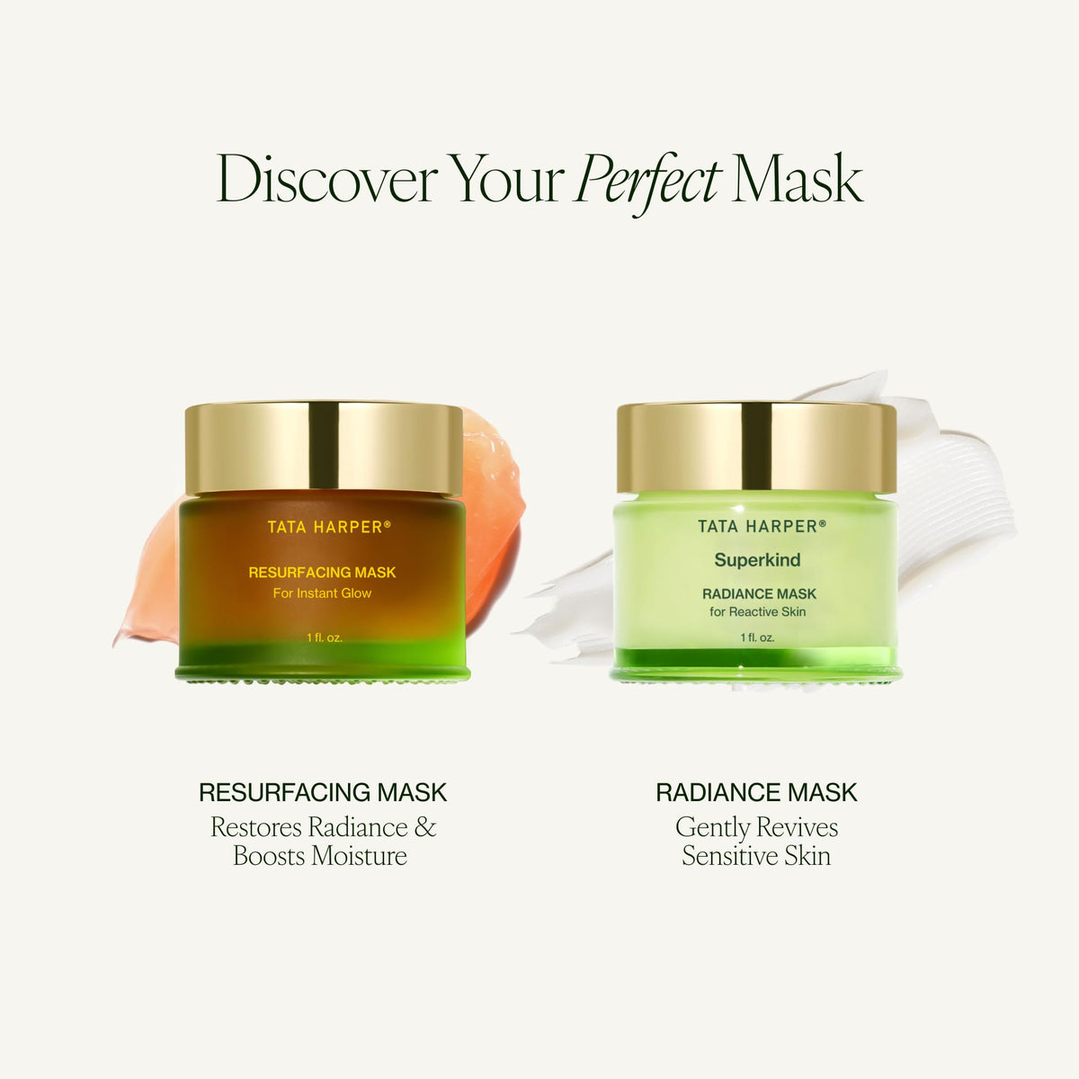 Tata Harper product staged in bathroom for easy spa-like routine