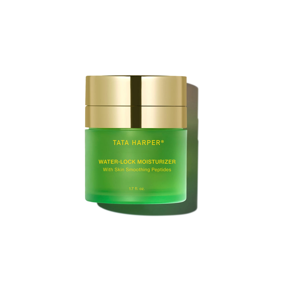 Tata Harper front jar showing elegant packaging and sustainable refill benefit