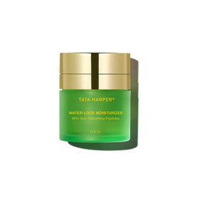 Tata Harper front jar showing elegant packaging and sustainable refill benefit