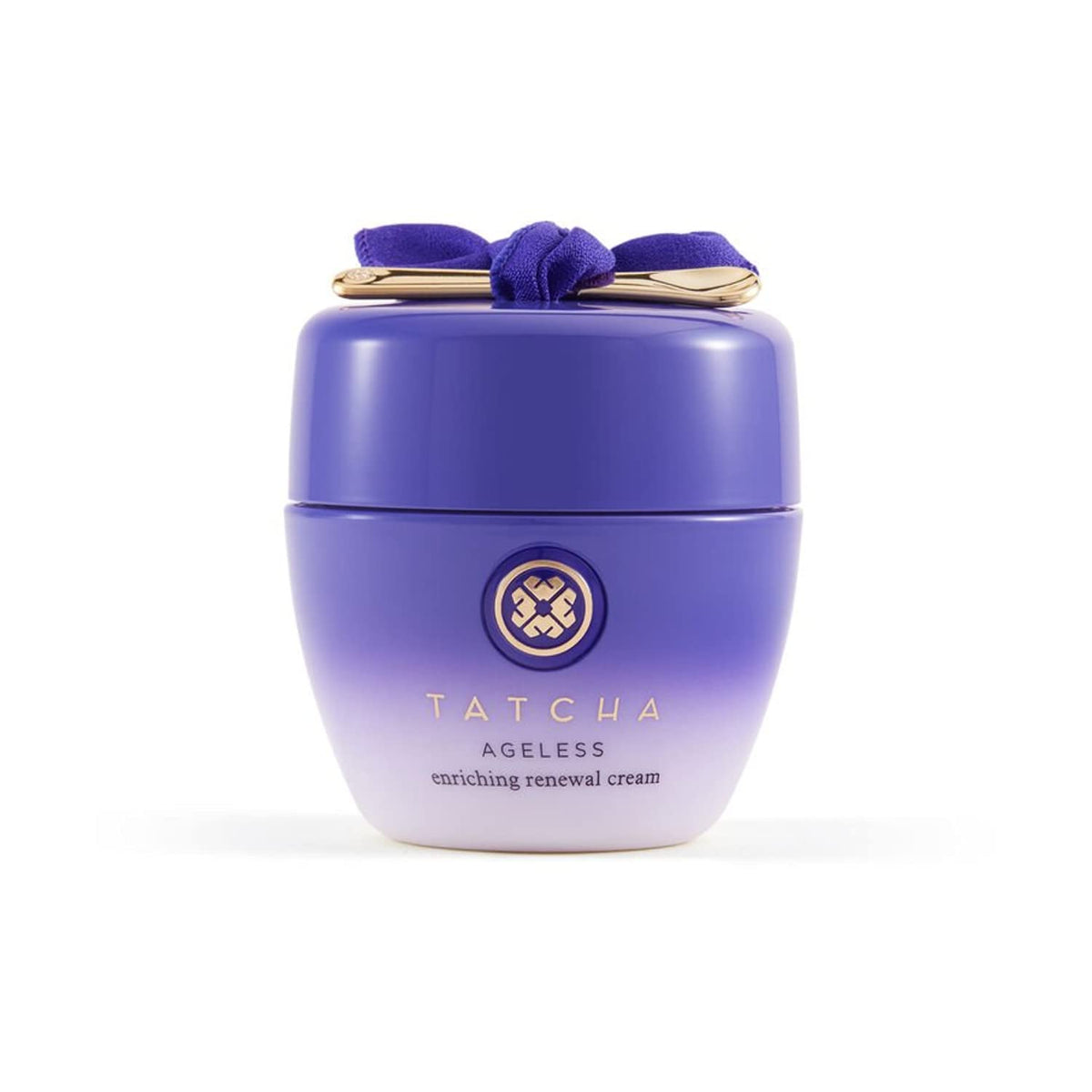 TATCHA jar front view showing elegant packaging and premium hydration benefits