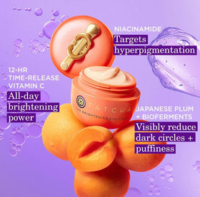 TATCHA cream applied on hand showing smooth absorbency and non-greasy finish
