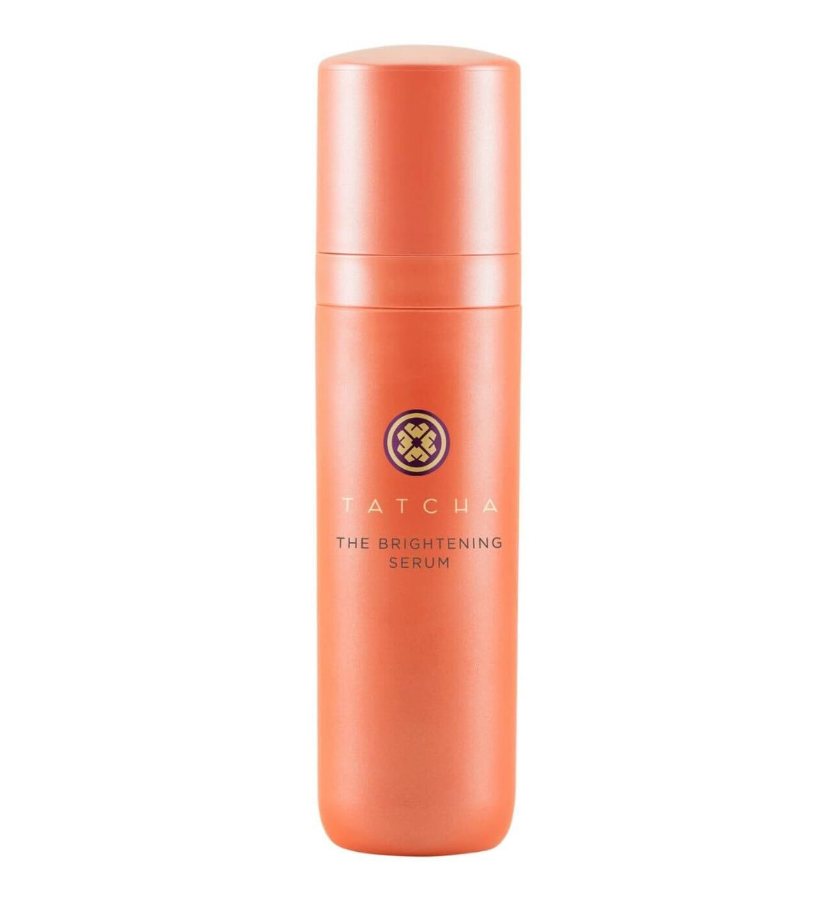 TATCHA bottle front packaging showing brightening serum and clear labeling for radiance