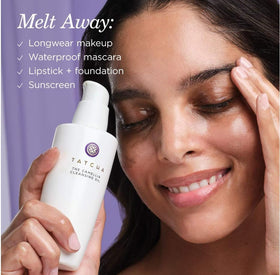 TATCHA dispensing a single droplet demonstrates controlled, no-waste use