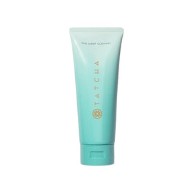 Tatcha deep cleanse front packaging showing clean minimalist bottle and product name