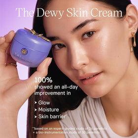 TATCHA close-up texture swipe highlighting rich cream for plumping effect