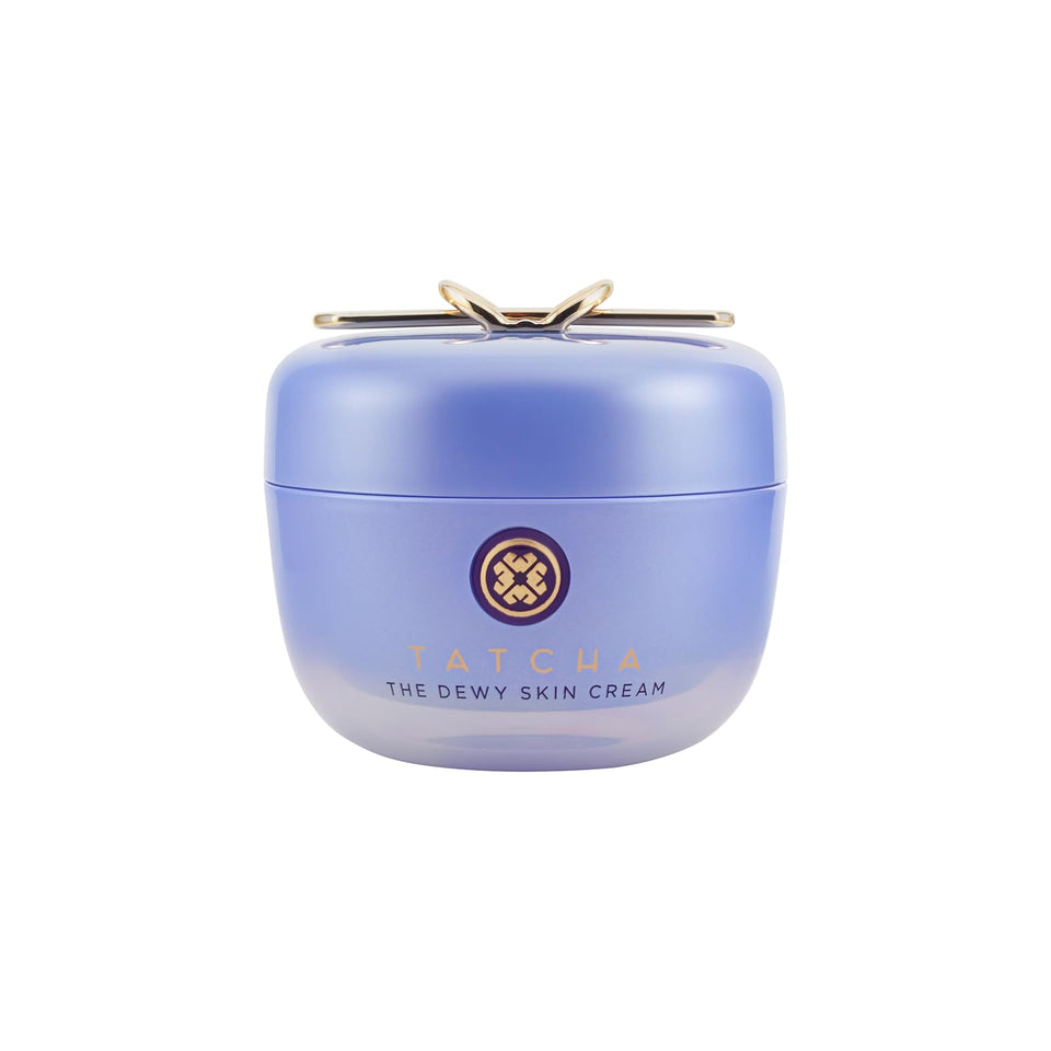 TATCHA jar front view showing elegant packaging and moisturizing benefit