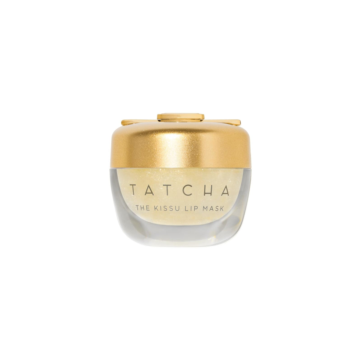 TATCHA Kissu front packaging showing limited-edition gold finish and luxury benefit