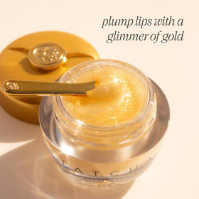 TATCHA Kissu open jar texture close-up revealing gel-jelly and smoothing benefit