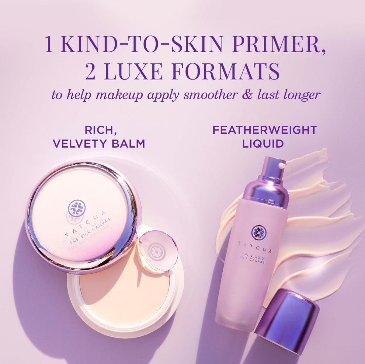 TATCHA silk extract dropper focus conveying protective ingredient benefit