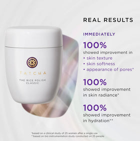 TATCHA dispensed amount on fingertip showing recommended portion