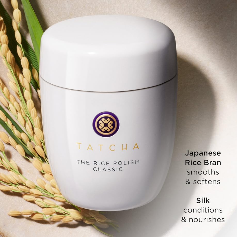 TATCHA product on bathroom counter showing routine integration