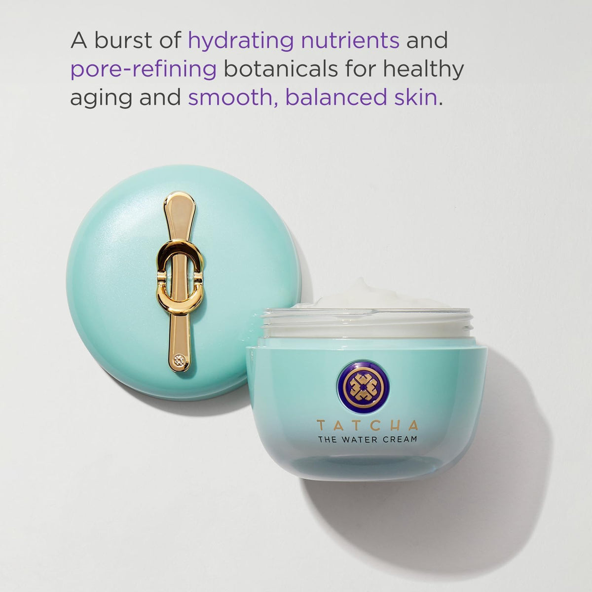 TATCHA size comparison next to credit card for travel-friendly value