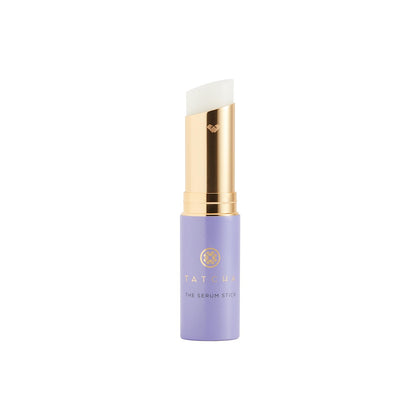 TATCHA serum stick front view showing compact packaging and quick smoothing benefit