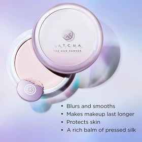 TATCHA jar open with visible product and label for clear ingredient and brand recognition