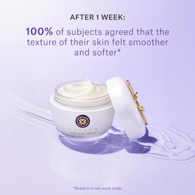 TATCHA 50 ml jar beside ruler for accurate size and travel convenience