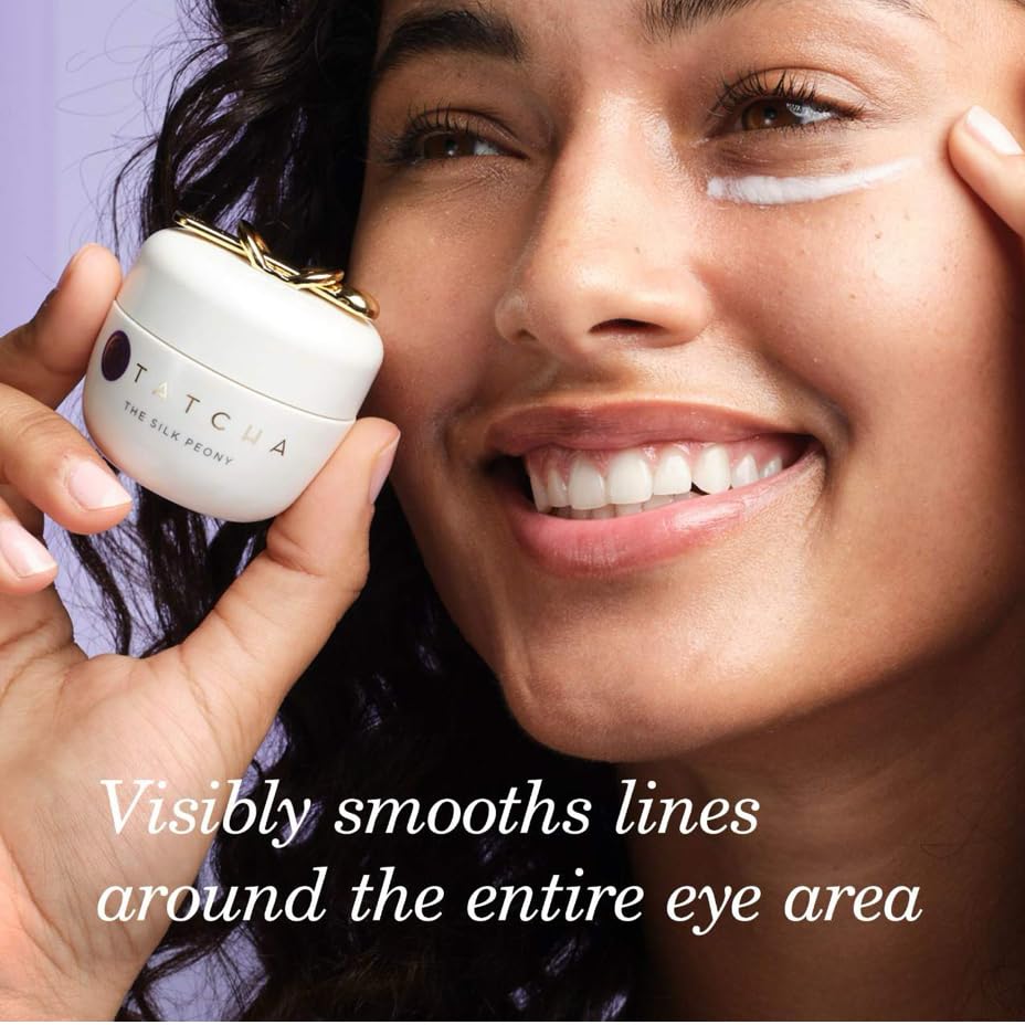 TATCHA balm warmed on fingertip ready for smooth, gentle application