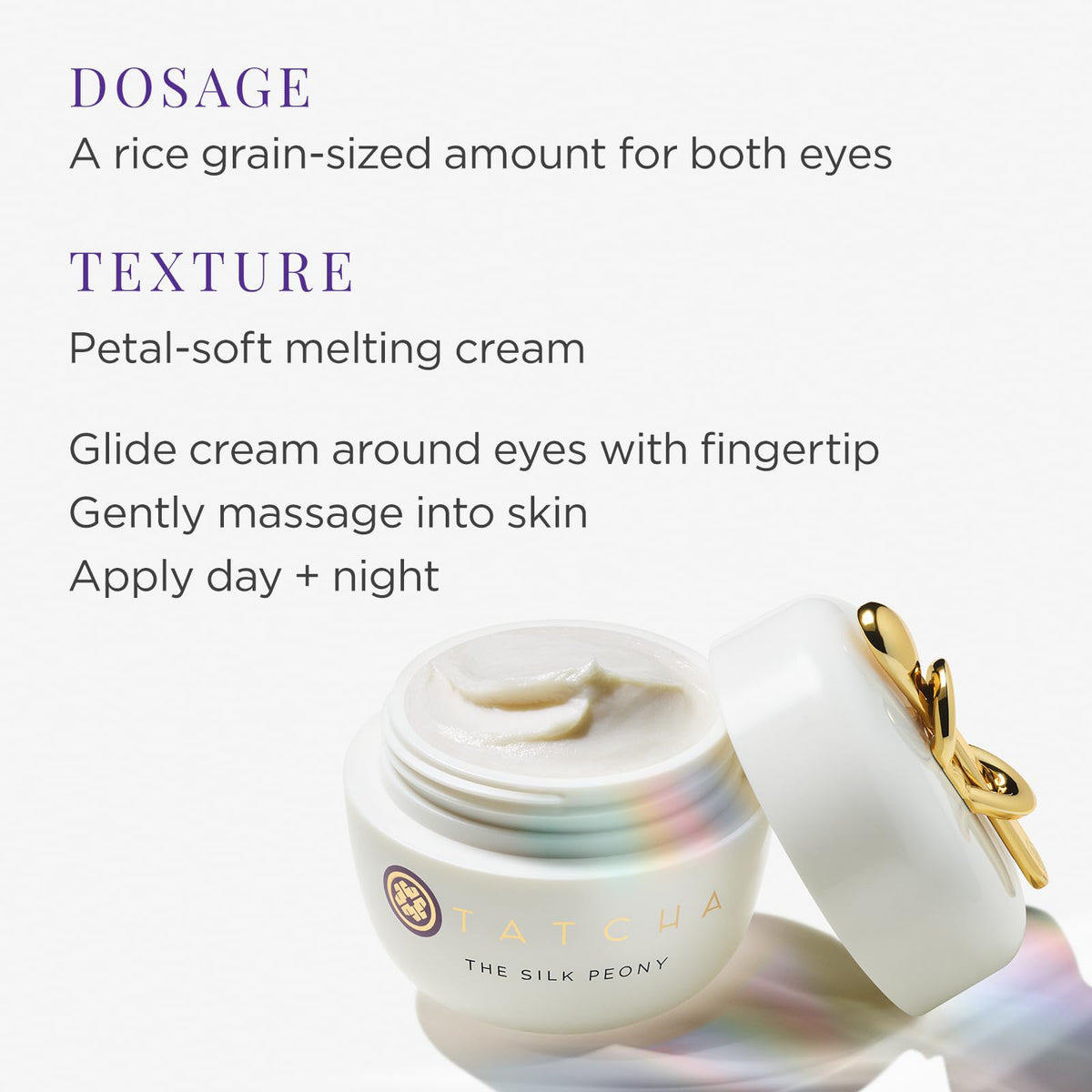 TATCHA 15 ml jar beside a coin for scale to illustrate compact travel size