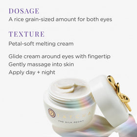 TATCHA 15 ml jar beside a coin for scale to illustrate compact travel size