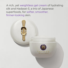 TATCHA starter set in bathroom lifestyle scene showing ritual use and travel-ready convenience benefit