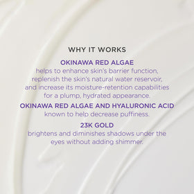 TATCHA serum texture on fingertip illustrating lightweight hydrating consistency