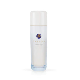 TATCHA The Essence front packaging showing sleek bottle and branding, promoting elegant hydration