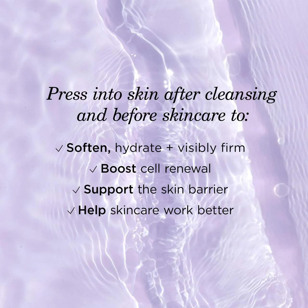 TATCHA product label detail with ingredients, spotlighting Hadasei-3 fermented blend