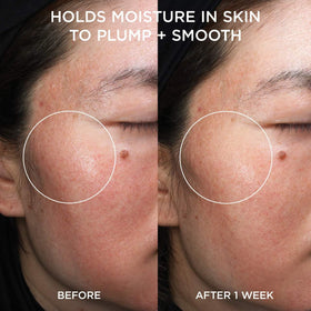 TATCHA Essence pouring from bottle into palm, showing quick absorption benefit