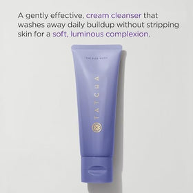 TATCHA bottle with dispenser open demonstrating easy application and controlled use benefit