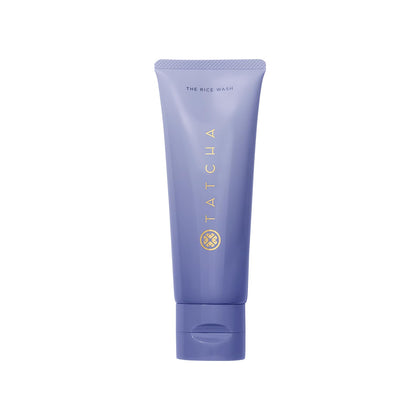 TATCHA front packaging showing product and elegant label for gentle cleansing benefit