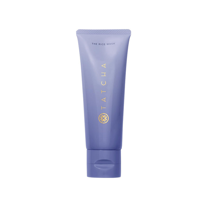 TATCHA front packaging showing product and elegant label for gentle cleansing benefit