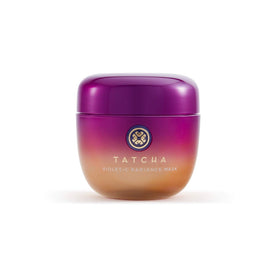 TATCHA jar front view showing product packaging and instant radiance benefit