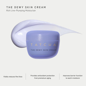 TATCHA Water Cream texture swatch showing lightweight hydration benefit