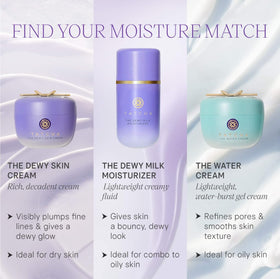 TATCHA jar styled on bathroom shelf conveying routine-ready hydration and balance