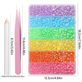 Tatiwoo picker pencil and tweezer alongside pearls for precise placement and faster application