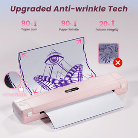 TATTMUSE stack of 10 transfer papers included, ready-to-use convenience