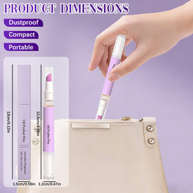 Tbexem pen beside a smartphone to show compact travel size and convenient portability