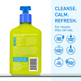 TBH pump close-up with creamy texture visible, demonstrating smooth lather