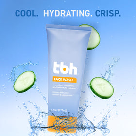 TBH gel texture close-up highlighting silky hydration and gentle lather