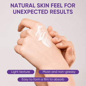 TDZLDM applying cream to neck and décolleté for visible lift