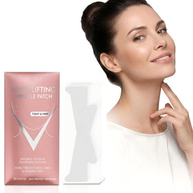 TDZLDM front packaging showing 20 neck lift tape pieces and benefits