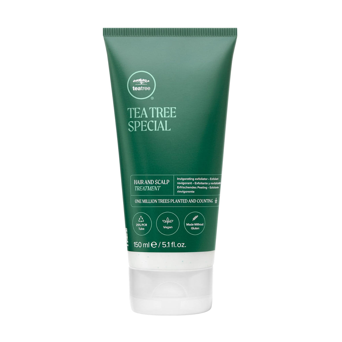Tea Tree front jar showing label and size with professional finish benefits