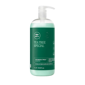 Tea Tree front packaging showing size and salon branding for refreshing cleanse